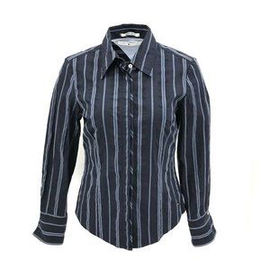 Tommy Hilfiger Striped Button Down Top Size 10